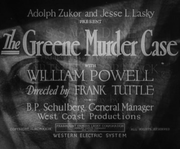 The Greene Murder Case (1929) download